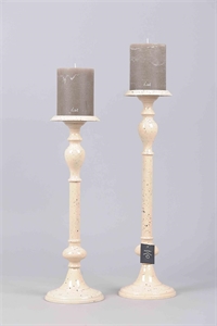 Kerzenständer, Spruzzi Set/2 - H49/56cm, asparagi