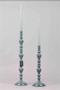 Kerzenständer, Spruzzi Set/2 - H46/ 60cm, grigi