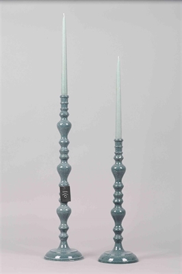 Kerzenständer, Spruzzi Set/2 - H46/ 60cm, grigi