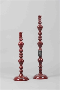 Kerzenständer, Spruzzi Set/2 - H46/ 60cm, borgogna Kerzenständer, Spruzzi Set/2 - H46/ 60cm, borgogna