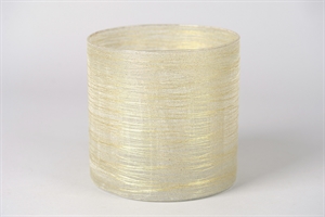 Windlicht, Drato Ø20x H20cm, creme Windlicht, Drato Ø20x H20cm, creme