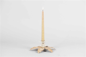 Kerzenständer, Tierlantijn Ø25.5x H8cm, créme