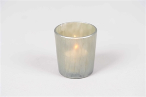 Votiv, émaillé Ø7x H7.5cm, artischockengrün Votiv, émaillé Ø7x H7.5cm, artischockengrün