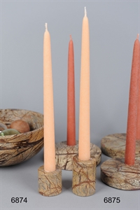 Kerzenständer, Marmor Ø5x 7.5cm, ocker