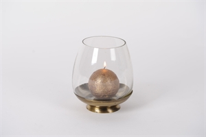 Vitrine, Windlicht Ø15x H18cm, burn bright Vitrine, Windlicht Ø15x H18cm, burn bright