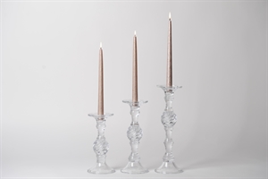Kerzenständer, Twizzler Ø12x H36cm, glas Kerzenständer, Twizzler Ø12x H36cm, glas