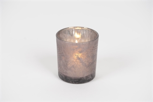 Votiv, Wintry Ø7.3x H8cm, mauve Votiv, Wintry Ø7.3x H8cm, mauve