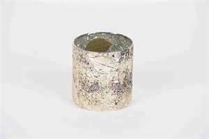 Windlicht, Votiv Fagus Ø10x H10cm, gold* Windlicht, Votiv Fagus Ø10x H10cm, gold*