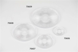 Untersetzer, Ruffles Ø19.7x H1.8cm, glas Untersetzer, Ruffles Ø19.7x H1.8cm, glas