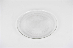 Glasschale, Ruffles rund Ø32.7x H2cm, klar