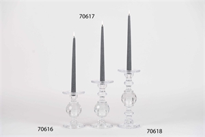 Kerzenständer, Nid dabeille Ø11.5x H24cm, glas Kerzenständer, Nid dabeille Ø11.5x H24cm, glas