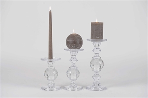 Kerzenständer, Nid dabeille Ø11.5x H30cm, glas Kerzenständer, Nid dabeille Ø11.5x H30cm, glas