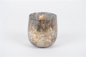 Windlicht, Old Ø12x H12cm, bronzed Windlicht, Old Ø12x H12cm, bronzed