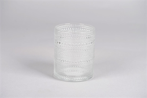 Votiv, Glas Perline Ø10x H12.5cm, klar