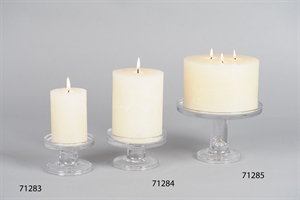 Kerzenständer, Circuli Ø10x H6.3cm, glas