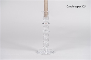 Kerzenständer, Colonel Ø11x H27cm, glas