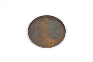Schale, Alu rund - Ø30 x H1.5cm, aged anti Schale, Alu rund - Ø30 x H1.5cm, aged anti