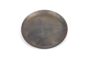 Schale, Alu rund gehämmert Ø40 x H2cm, antik Schale, Alu rund gehämmert Ø40 x H2cm, antik