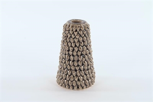 Kerzenhalter, Knobby Ø8x H13cm, taupe Kerzenhalter, Knobby Ø8x H13cm, taupe