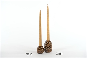 Kerzenhalter, Fir apple Ø5.5x 6.5cm, burgundy Kerzenhalter, Fir apple Ø5.5x 6.5cm, burgundy