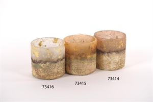 Windlicht, Votiv Sidabras - Ø8x H8cm, apricot ice Windlicht, Votiv Sidabras - Ø8x H8cm, apricot ice