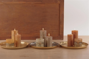 Schale, Goldleather Metall - Ø30x 2cm, gold Schale, Goldleather Metall - Ø30x 2cm, gold