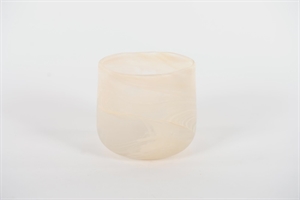 GlasVotiv, Glow on Ø13x H13cm, abricot GlasVotiv, Glow on Ø13x H13cm, abricot