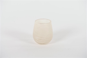 GlasVotiv, Glow on Ø9x H10cm, white GlasVotiv, Glow on Ø9x H10cm, white