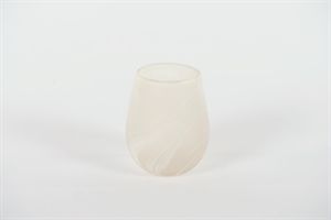 GlasVotiv, Glow on Ø13x H9cm, white GlasVotiv, Glow on Ø13x H9cm, white