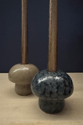 Kerzenständer, Seta Keramik Ø9.7x H8.9cm, 2-Col Kerzenständer, Seta Keramik Ø9.7x H8.9cm, 2-Col