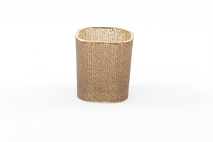 Teelicht, Cozy Glow Ø8x 8x H9cm, brown Teelicht, Cozy Glow Ø8x 8x H9cm, brown