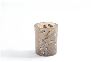 Windlicht Votiv, Birds Ø10x H12.5cm, bunt Windlicht Votiv, Birds Ø10x H12.5cm, bunt