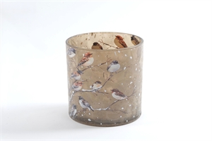 Windlicht Votiv, Birds Ø15x H15cm, bunt Windlicht Votiv, Birds Ø15x H15cm, bunt