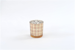 Windlicht Votiv, Ecossais Ø7.3x H8cm, gold Windlicht Votiv, Ecossais Ø7.3x H8cm, gold