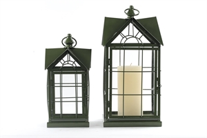 Light house, metall Set 2 - 17x 35 / 24x45cm, grün Light house, metall Set 2 - 17x 35 / 24x45cm, grün