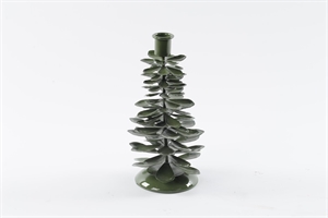 Kerzenhalter, Zapfenform - metall 11.5x 23cm, grün Kerzenhalter, Zapfenform - metall 11.5x 23cm, grün
