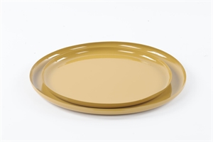 Untersetzer, Talam Metall - Ø27+ Ø33x 1.5cm, mustard Untersetzer, Talam Metall - Ø27+ Ø33x 1.5cm, mustard