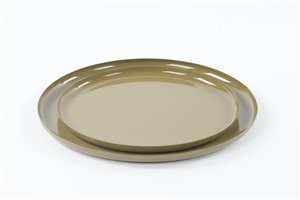 Untersetzer, Talam Metall - Ø27+ Ø33x 1.5cm, khaki Untersetzer, Talam Metall - Ø27+ Ø33x 1.5cm, khaki