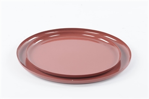 Untersetzer, Talam Metall - Ø27+ Ø33x 1.5cm, bourgogne Untersetzer, Talam Metall - Ø27+ Ø33x 1.5cm, bourgogne