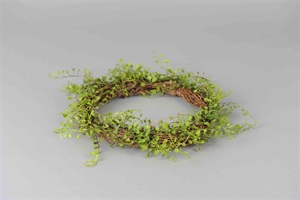 Deko Kranz, Bubikopf Ø40cm, grün Deko Kranz, Bubikopf Ø40cm, grün