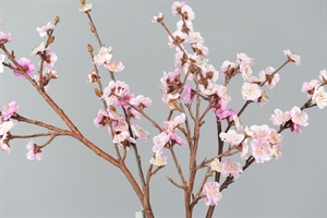 Zweig, mit Blüten L105cm, rosa Zweig, mit Blüten L105cm, rosa