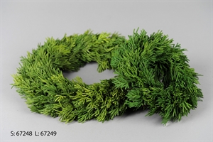 Deko Kranz, Thuja smaragd Ø30cm, grün Deko Kranz, Thuja smaragd Ø30cm, grün