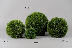 Deko Kugel, Thuja smaragd 25cm, grün Deko Kugel, Thuja smaragd 25cm, grün