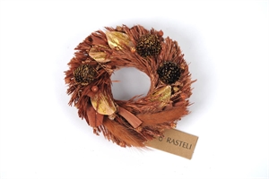 Zier-Kranz, Festive Exotics, Ø12cm, red/gold Zier-Kranz, Festive Exotics, Ø12cm, red/gold