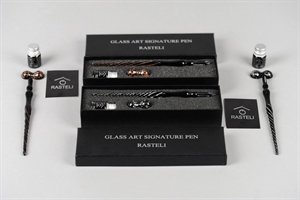 Schreibstift, für Tinte, L19cm, glas Schreibstift, für Tinte, L19cm, glas