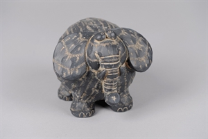 Olifant Dombo L18x 16.5x H14.5cm, schwarz Olifant Dombo L18x 16.5x H14.5cm, schwarz