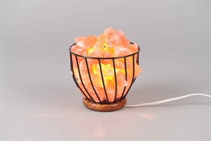 Luminary, Steinsalz in Metallschüssel Ø15x H15cm, coral Luminary, Steinsalz in Metallschüssel Ø15x H15cm, coral