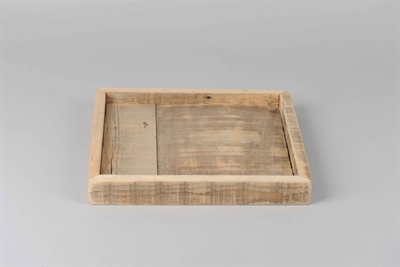 Tablett, Holz - L33x 33x H4cm, natur