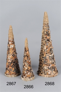 Kegel, Birkenbarke H29cm, natur Kegel, Birkenbarke H29cm, natur