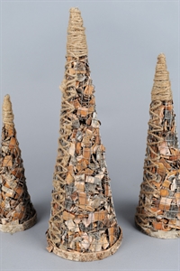 Kegel, Birkenbarke H50cm, natur Kegel, Birkenbarke H50cm, natur